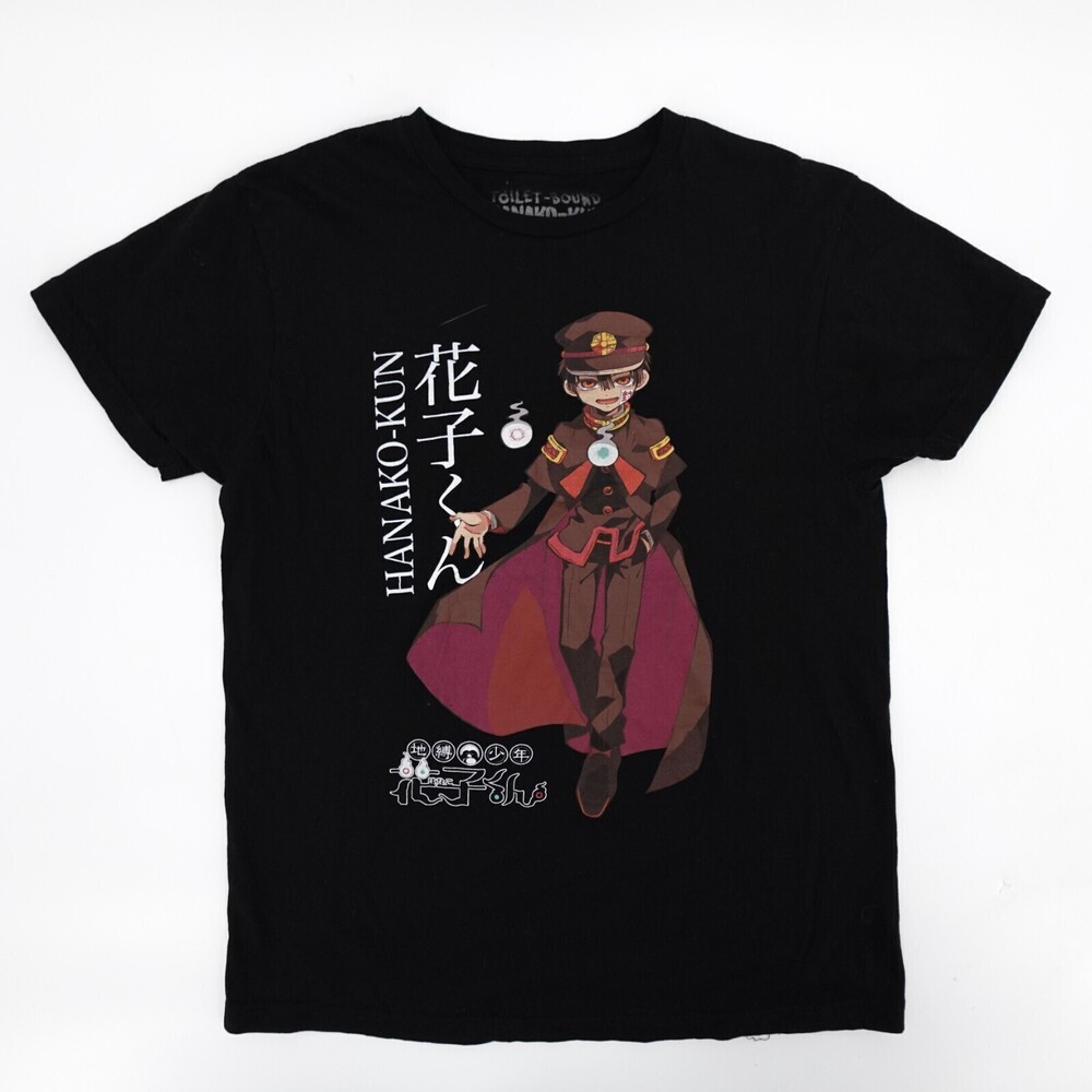 Toilet-Bound Hanako-Kun Shirt Adult Medium Black Anime Manga T-Shirt Pullover